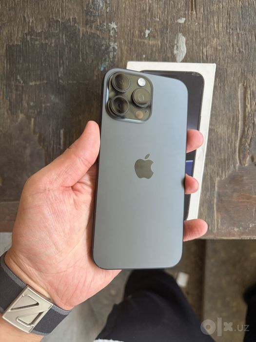 iphone 16 pro max yomkost 100% 163 ta sikl karopka bor 256g oqip qlila