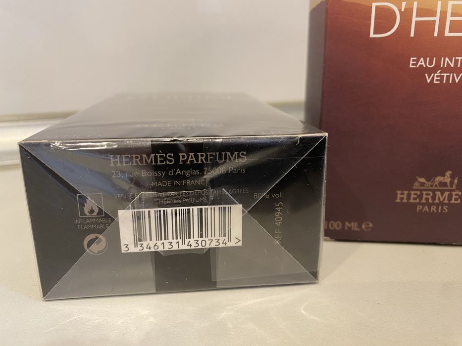 Terre d'hermes vetiver intens Parfum 100ml