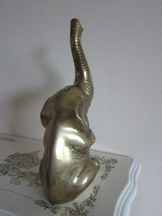 rar suport pt inelei Elefant bronz masiv made Germany 1960