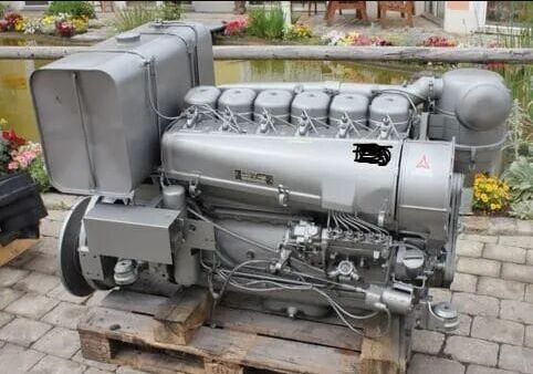 Motor cu 6 pistoane pentru utilaje de constructii Deutz F6L912