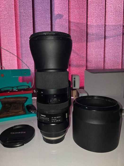 Tamron SP 150-600mm G2 (montura EF) — complet, mic defect la fil