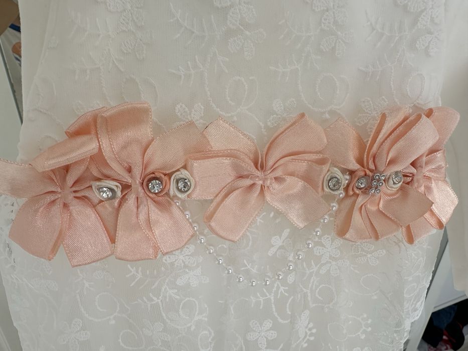 Нарядное детское платье 68-74