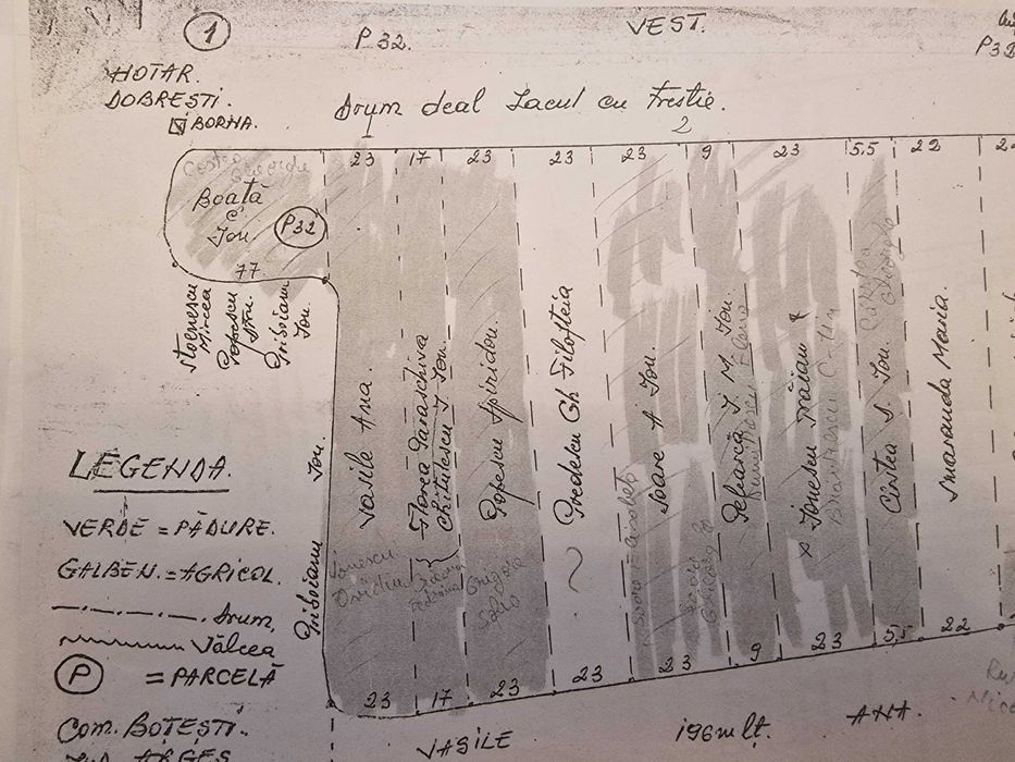 Vand extravilan 2.5+1 ha padure