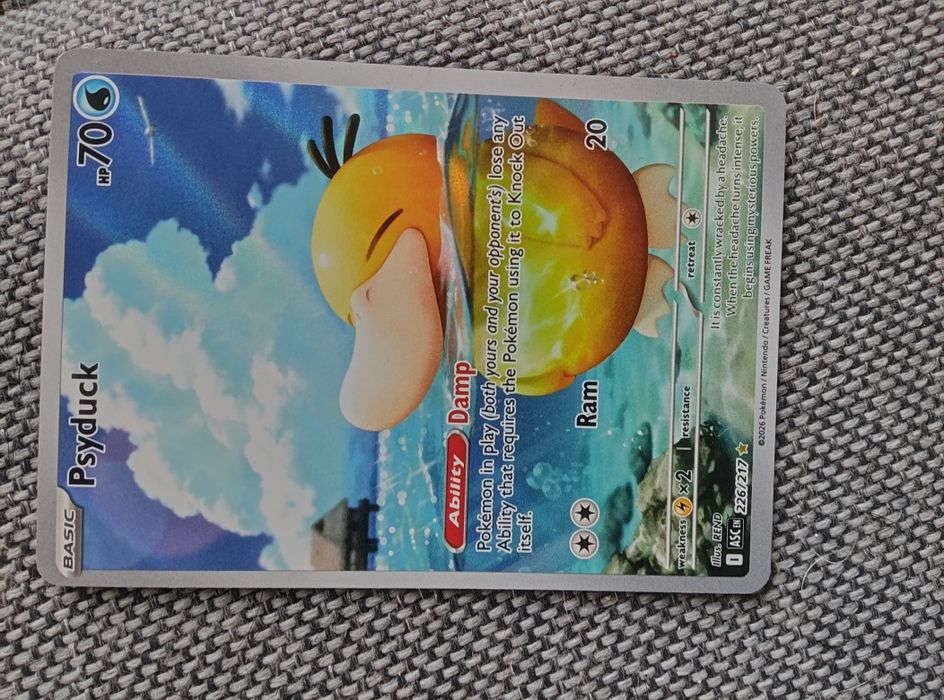 Pokémon psyduck 226/217 grade 10