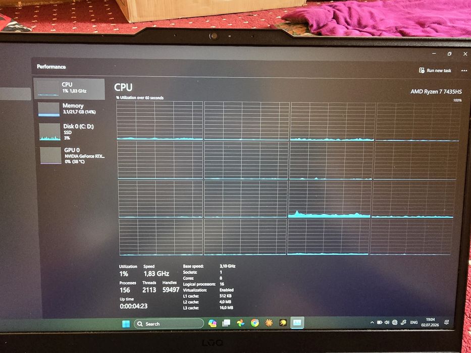 Noutbuk Lenovo LOQ