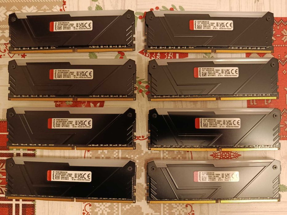 DDR4 128GB Kingston FURY Beast 4*32GB 3200MHz/3600MHz