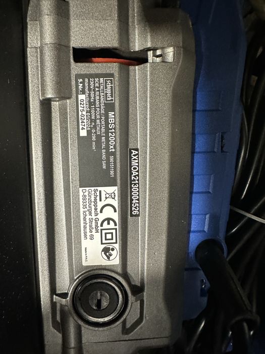 Лентова ножовка  scheppach