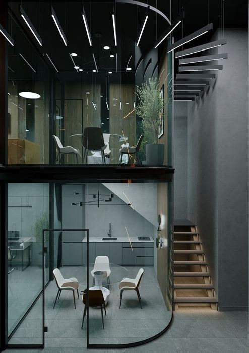 Аренда готовый офис с мебелью и техникой в Nestone, высокий етаж.