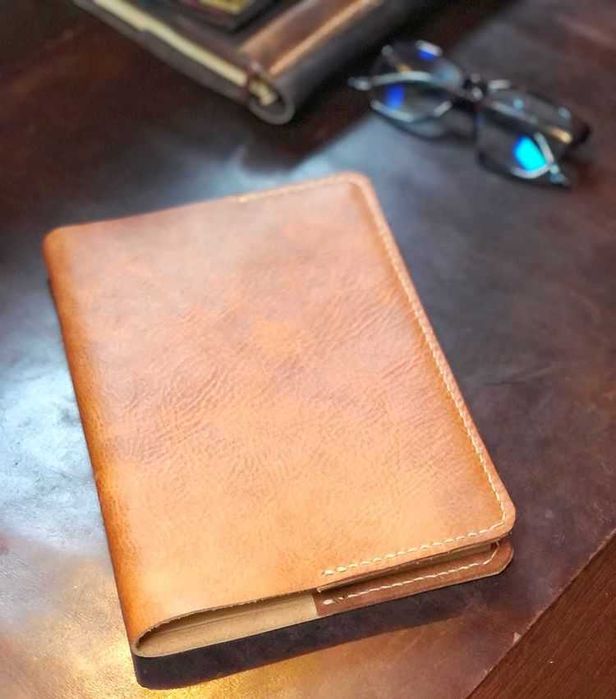 Кожен тефтер, естествена кожа