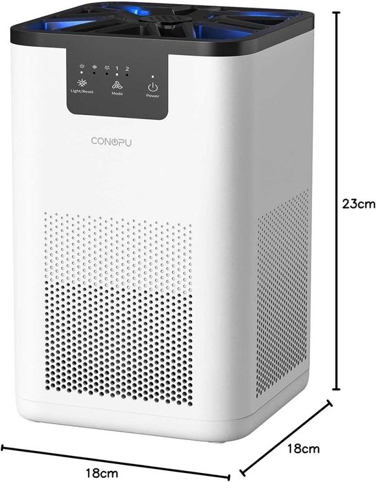 Пречиствател на въздуха CONOPU, 3-степенно филтриране, до 20к