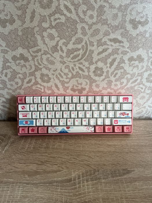 Клавиатура "Akko 3061" , розового цвета