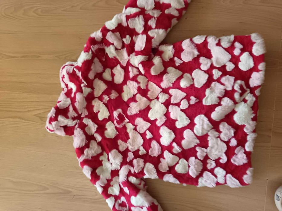 Пухкаво детско палтенце