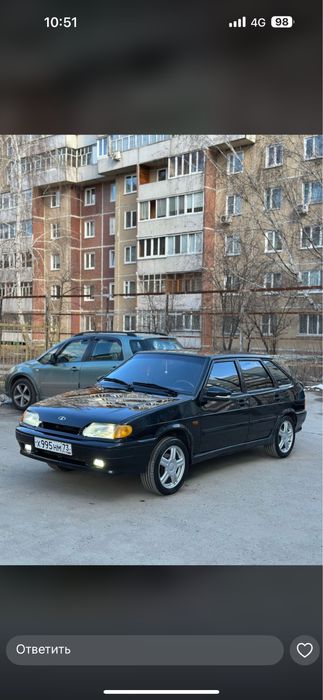 ВАЗ-2114 черного цвета