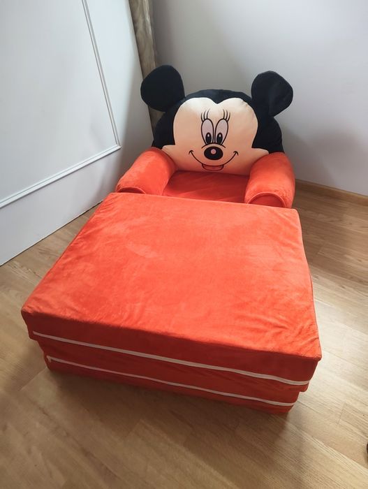 Fotoliu extensibil copii din pluș Minnie