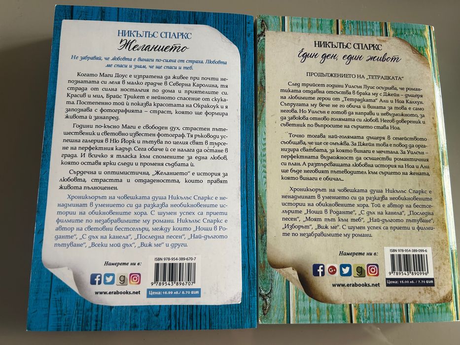 Различни жанрове книги