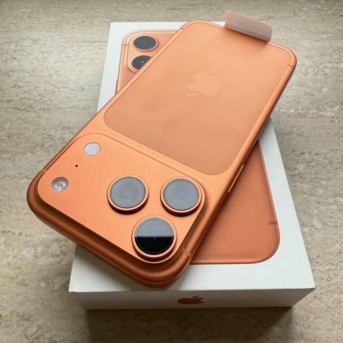 iPhone 17 Pro Cosmic Orange Ca Nou* 100% Bateria 256 GB Sim Fizic