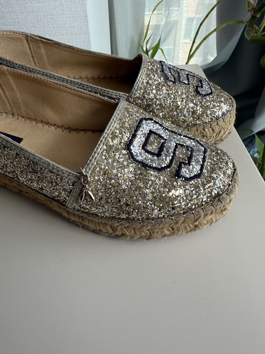 Patrizia Pepe дамски еспадрили – златисти, брокат