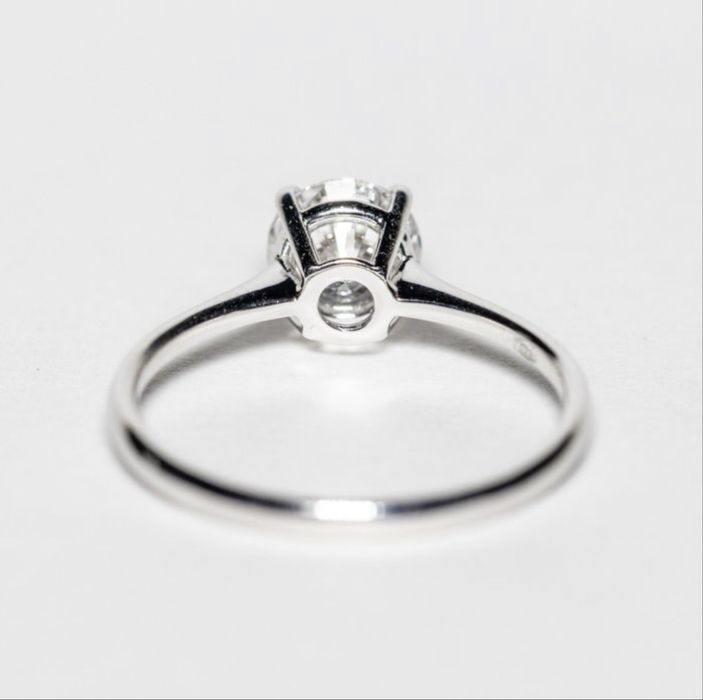 Vand inel logodna aur alb 18k si cu diamant de 1.00ct