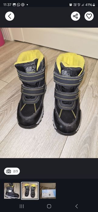 Продам детские зимние сапоги