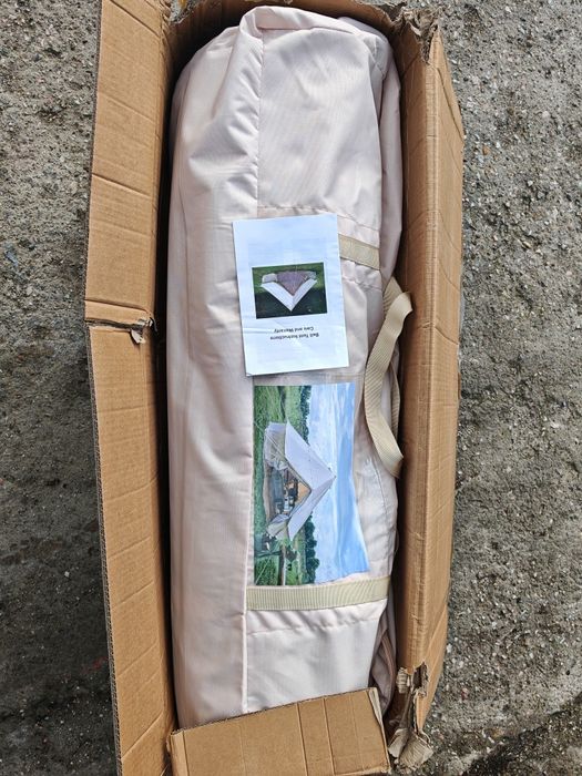 Семейна палатка Dream House, памучен брезент, водоустойчива, за външна