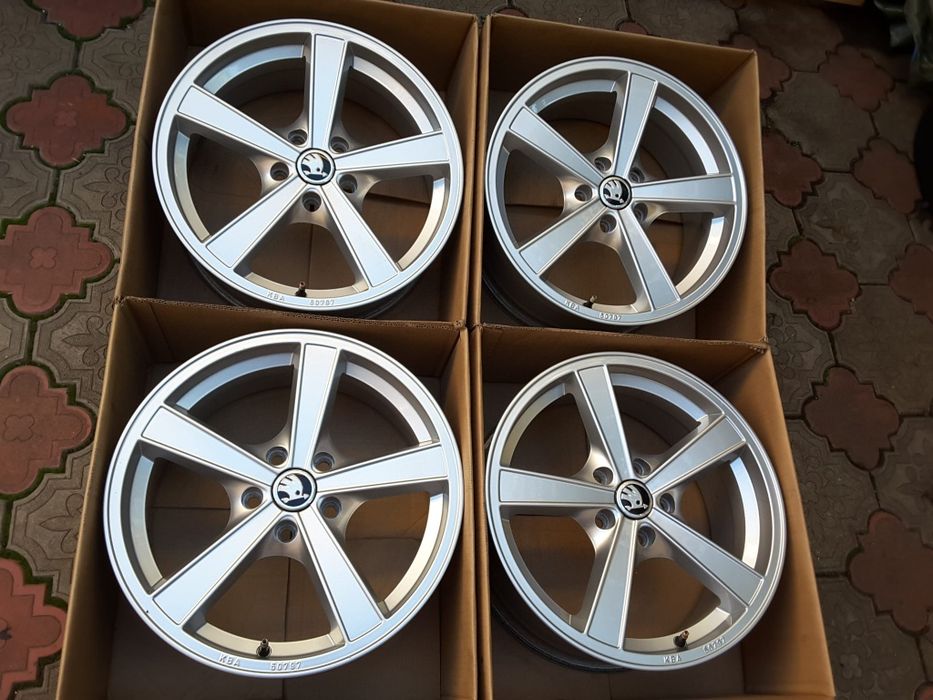 jante aliaj 17; 5x112;  Skoda Kodiaq, Karoq, Superb, Octavia Scout