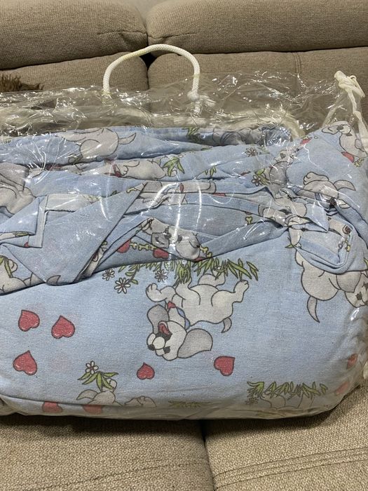 Детско спално бельо с олекотена завивка комплект от 3 части