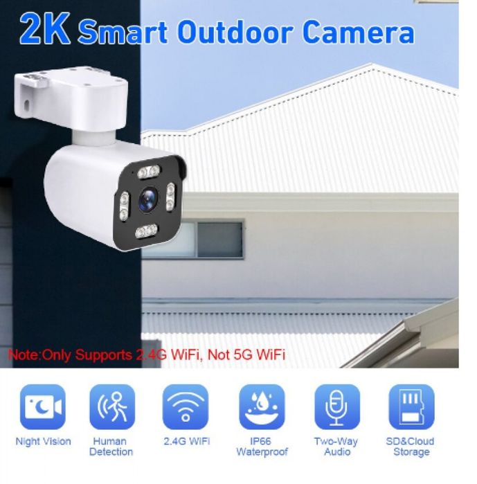 IP камера, Autodiag, 3MP, нощно виждане, двупосочно аудио, 360° въртен