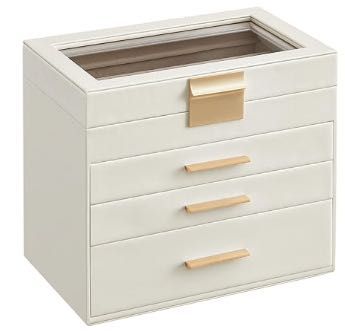 Cutie de bijuterii SONGMICS hard