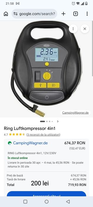 Starter auto compresor