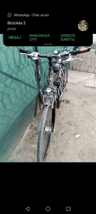 Bicicleta cu motor 2 timpi