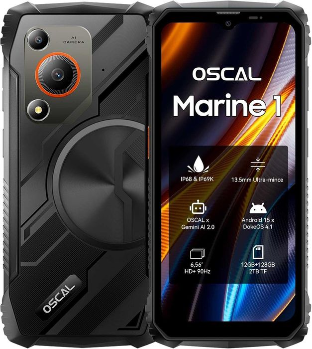 OSCAL Marine 1 12GB RAM 128GB ROM, с IP68 защита
