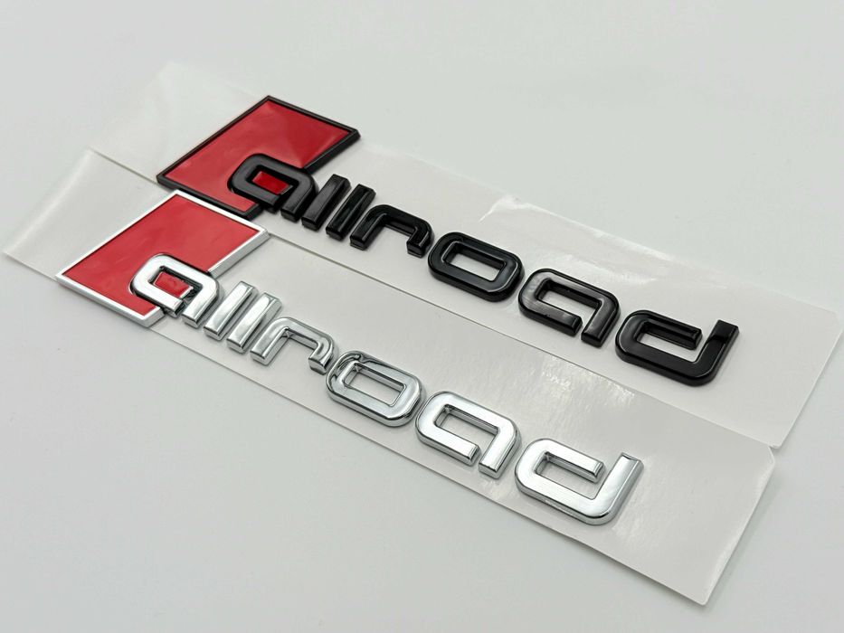 Emblema AUDI ALLROAD CROM spate s-line