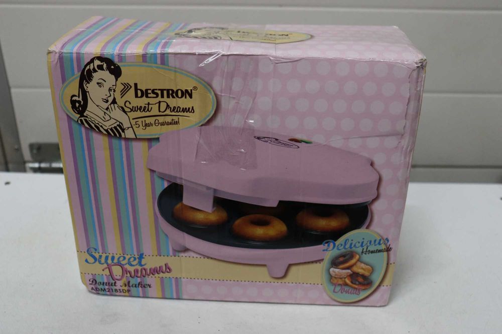 Мини машина за понички Bestron, за 7 малки понички, 700W, лек ДЕФЕКТ