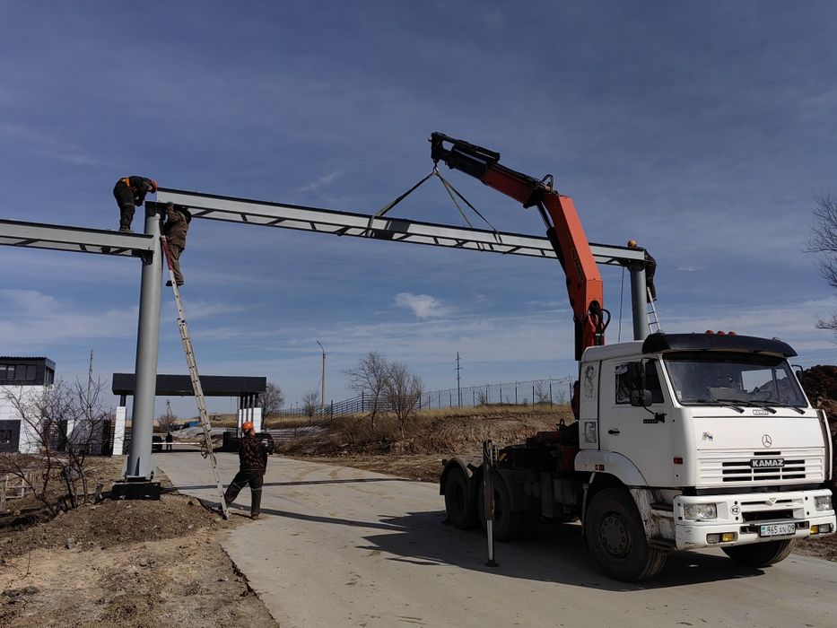 Услуги манипулятора полуприцепо