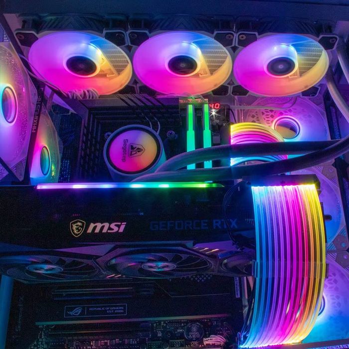 RGB кабели-удлинители питания для ПК (24 pin / 8 pin / 6+2 pin