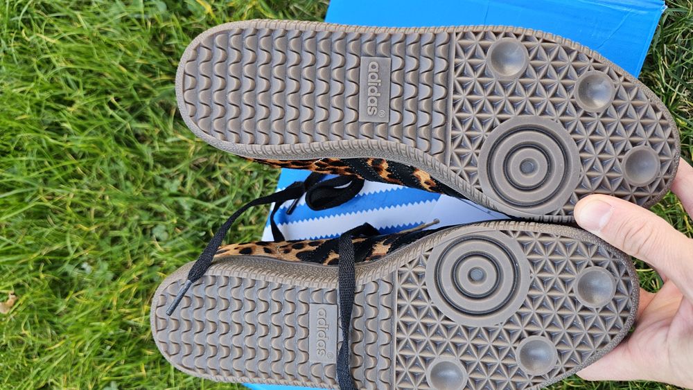 Adidas samba green leopard size 38