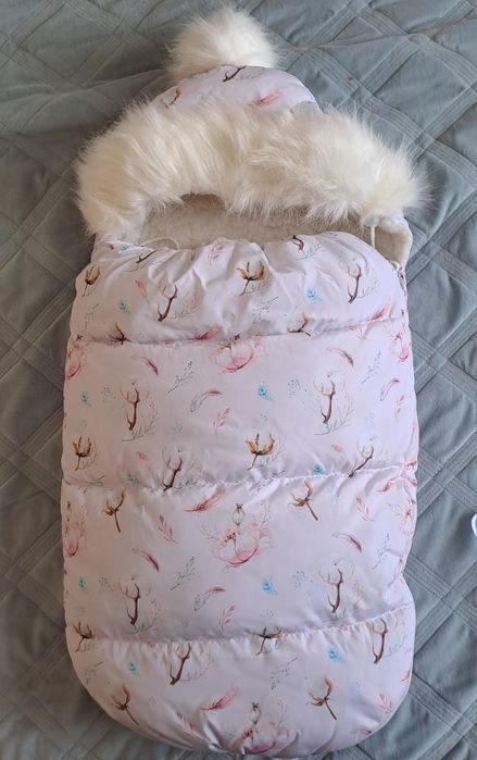 Конверт на выписку зимний для девочки