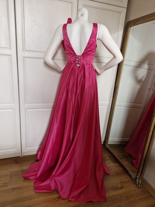 Нова дамска официална дълга рокля бална