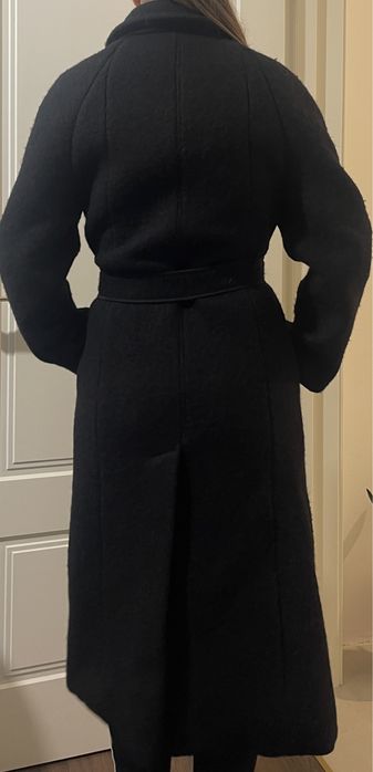 Palton dama lana negru