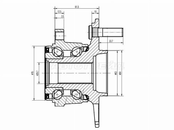 Ступичный узел Honda Cr-v