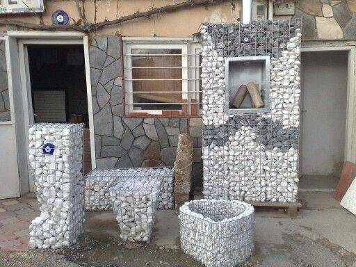 Почтовый ящик из камен