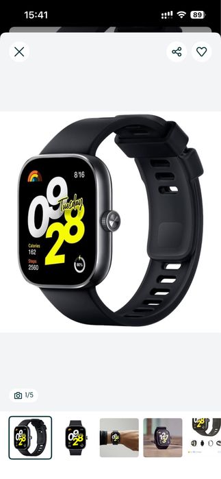 Смарт-часы Redmi Watch 4 Black Редми Вотч 4