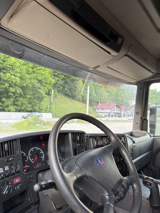 Camion forestier/transport busteni Scania R420 2007 6x4( macara Penz Z14)