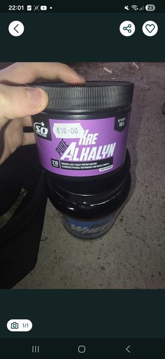 Vand proteina capsuna