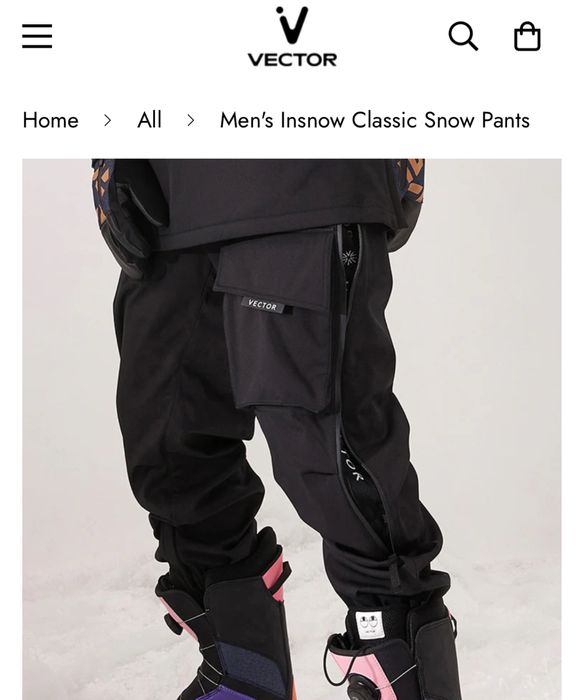 Pantaloni schi sau snowboard unisex Vector