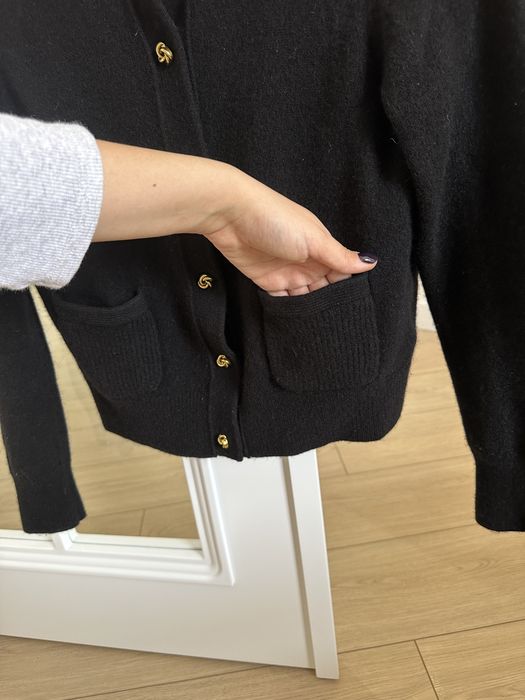 Шерстяной кардиган massimo dutti
