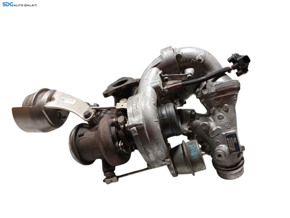 Bi Turbo Turbina Turbosuflanta Biturbo Mercedes Clasa E Class W212 S212 E220 E250 2.2 CDI OM 651 651924 120KW 125KW 150KW 2009 - 2016 Cod A6510906180000 A6510902880 A6510905780 [M7710]