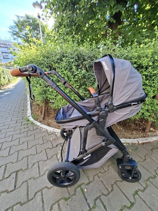 Cărucior 3 în 1 Mavio Adventure, stare foarte bună, complet (landou + sport + scoică)