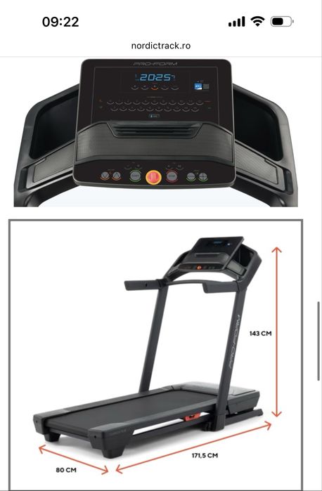 Banda de alergare NordicTrack ProForm® Carbon TLS Noua