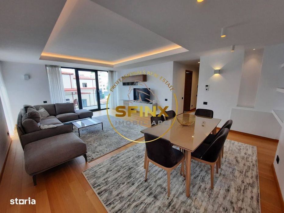 Primaverii, 4 room furnished apartment, large terrace, parking — fotografia 1